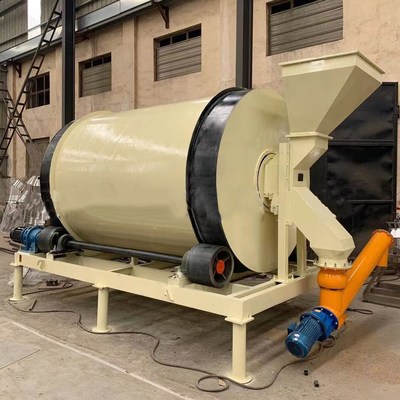 大型滾筒攪拌機 復(fù)合肥與有機肥高效混合的現(xiàn)代化解決方案